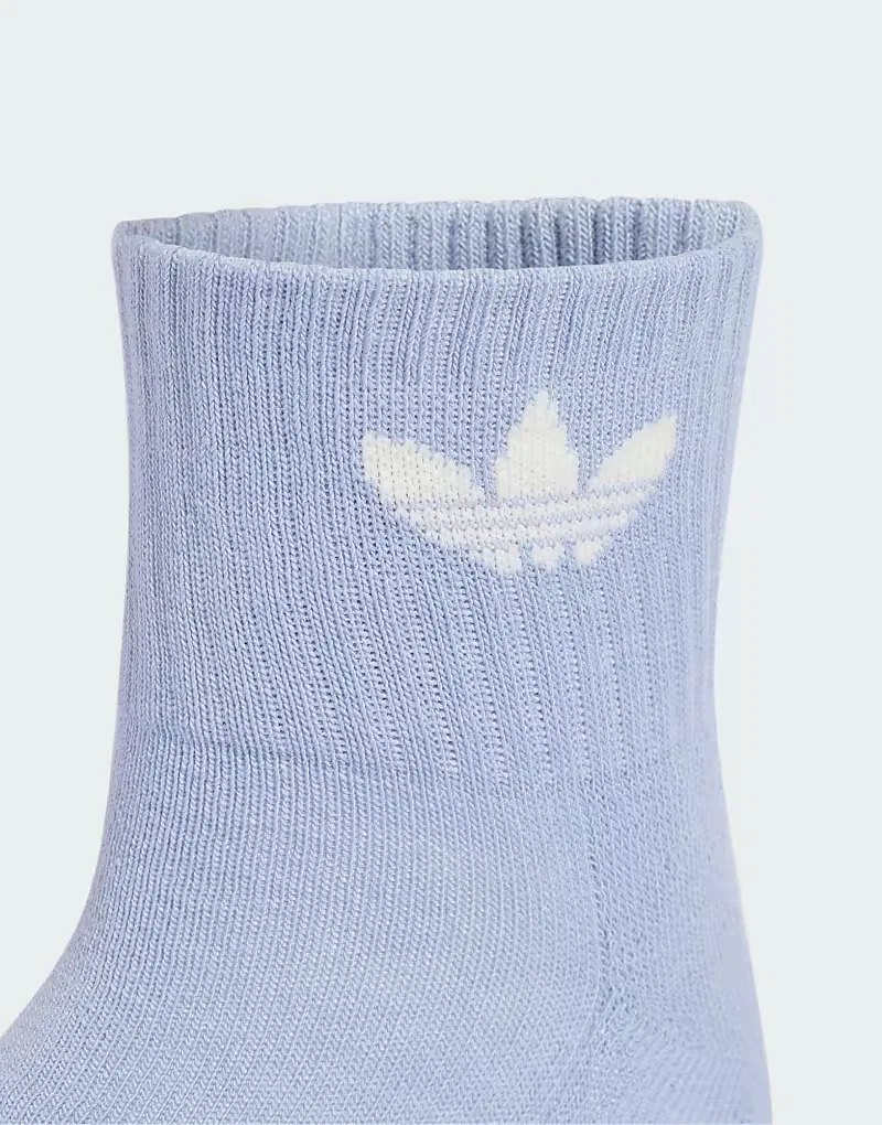 Носки средние Mid Ankle 6 пар Adidas Originals, Chalk Blue/Wonder Mauve — фото 3