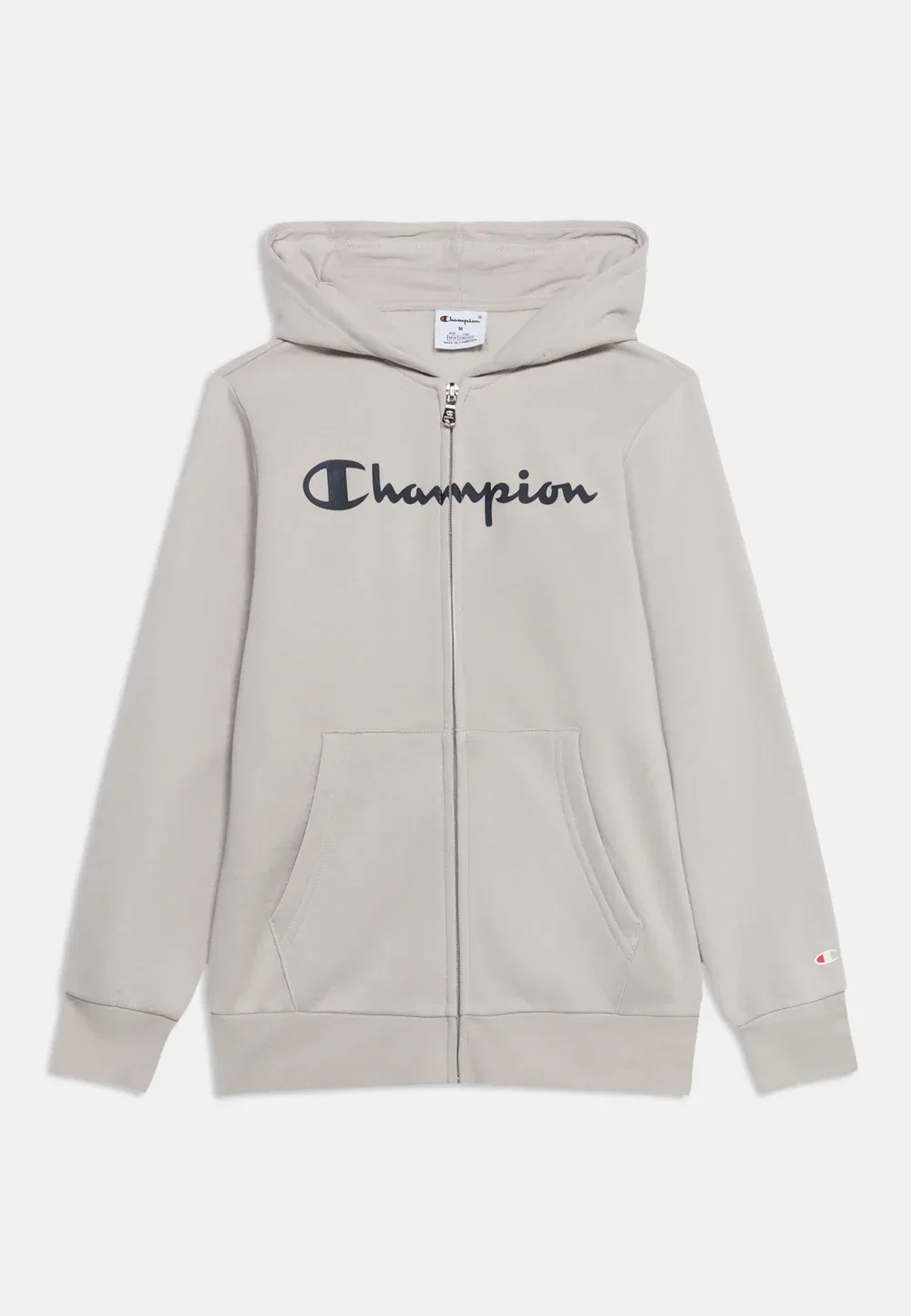 Спортивная толстовка на молнии, стандартный крой, унисекс - свитшот на молнии Champion, Grey