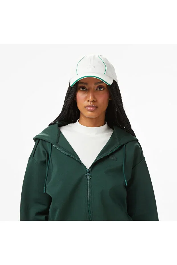 Женские свитшот с капюшоном Lacoste, Yzp-Green — фото 2