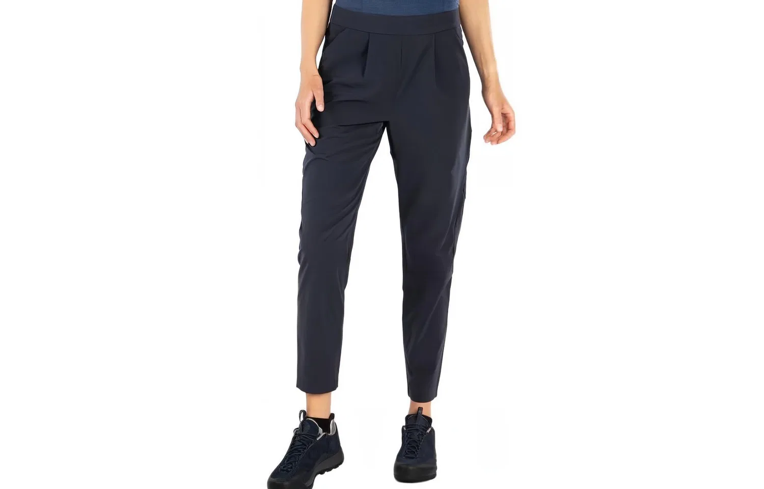 Женские повседневные брюки с принтом Voronoi Arcteryx, Black Sapphire