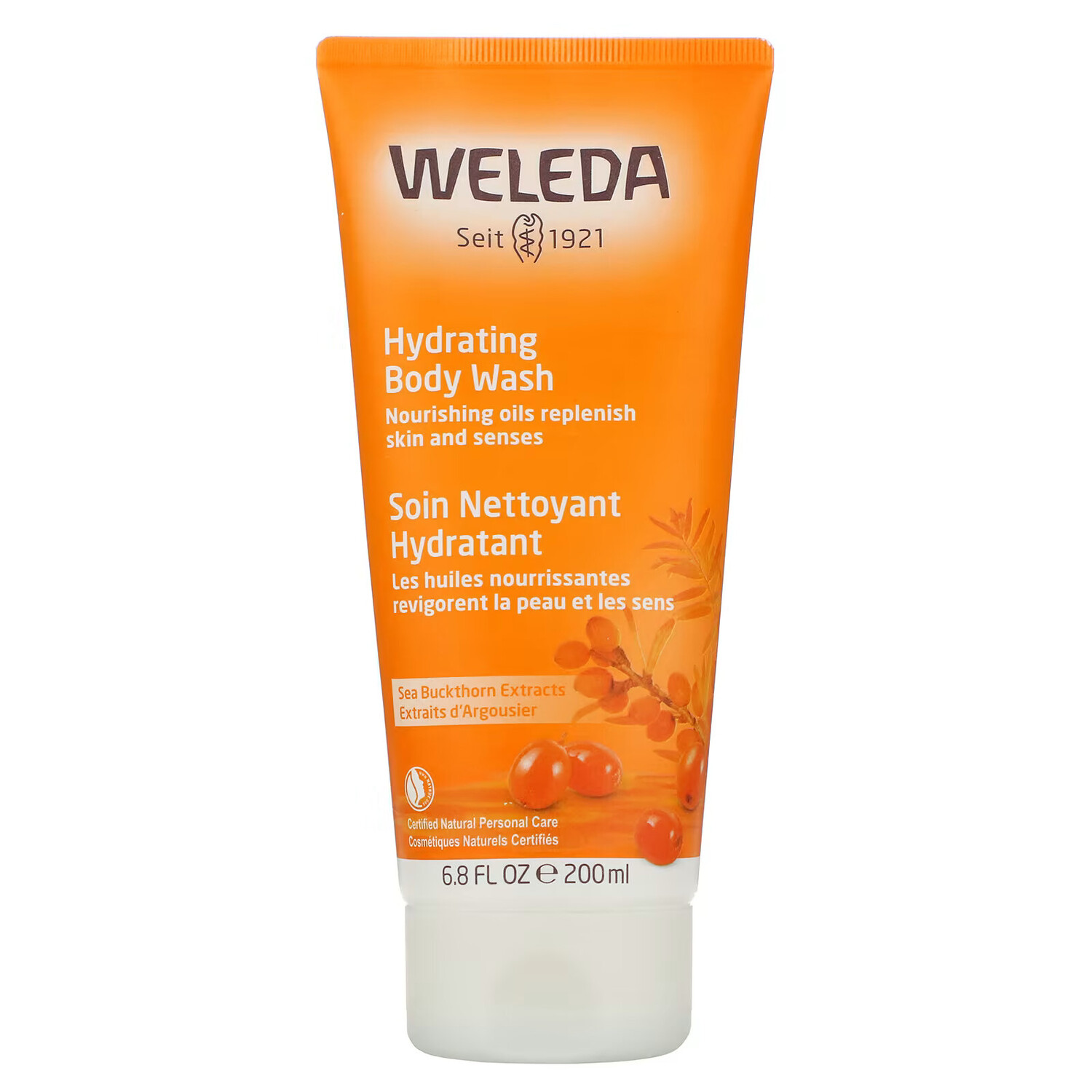 

Weleda, Увлажняющий гель для душа, экстракты облепихи, 6,8 жидких унций (200 мл)