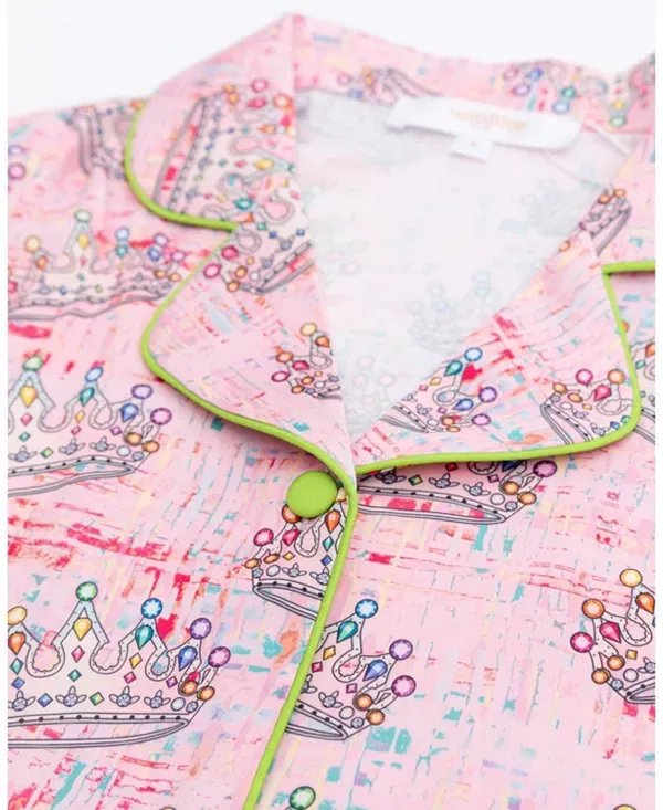 Детский комплект для девочек с принтом Silky Crown Jewels Silky Set Sunshine Society, мультиколор — фото 3