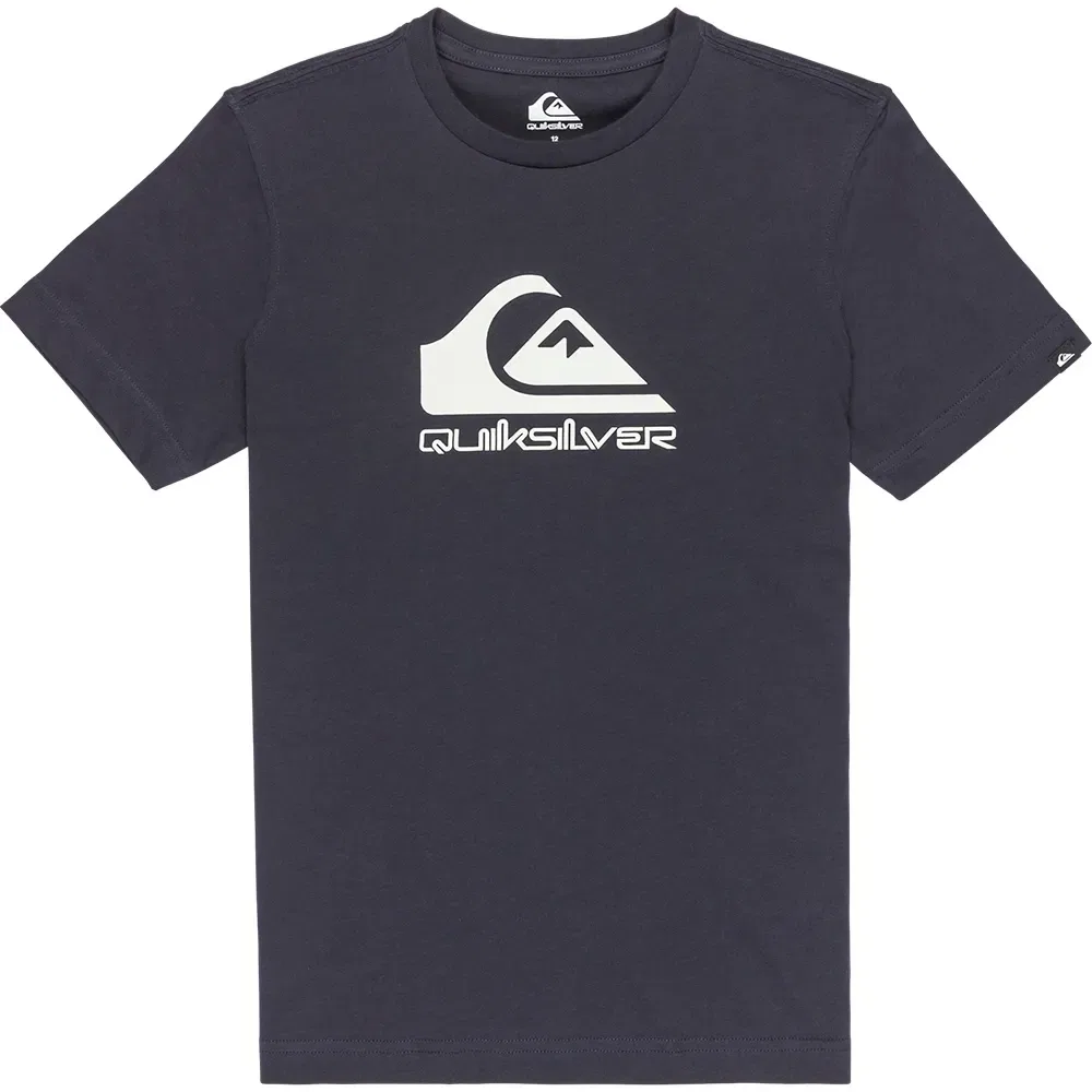 Детская футболка с коротким рукавом с принтом Ev Comp Logo Quiksilver, Blue