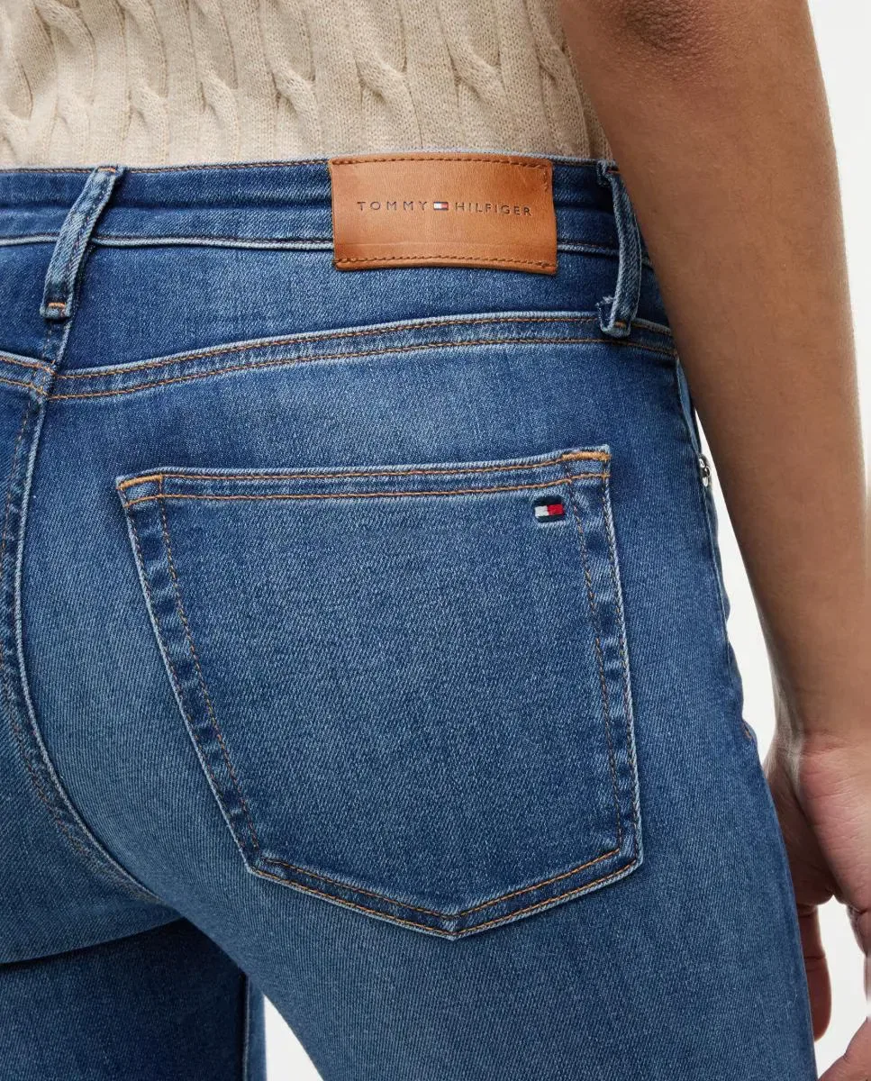Женские джинсы-скинни Tommy Hilfiger, Azul — фото 3