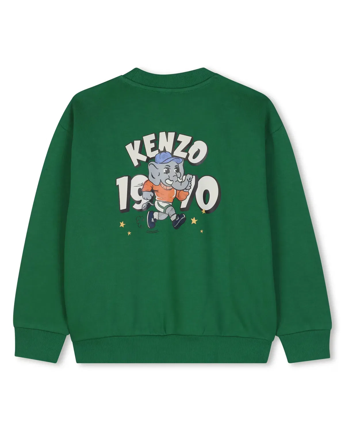 Детская худи для мальчиков с принтом Kenzo Kids, Kaki — фото 3