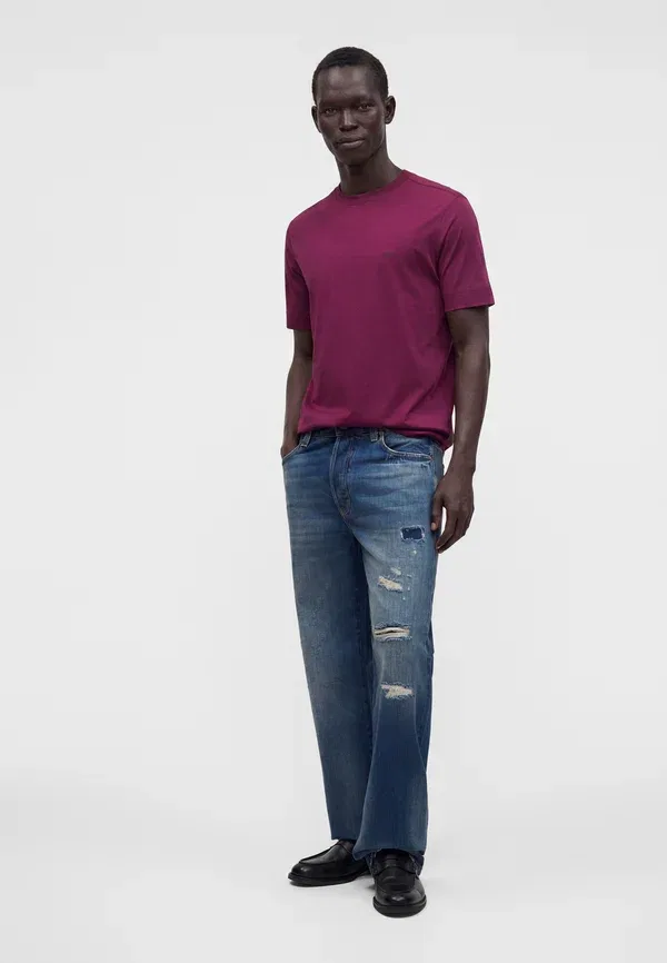 Футболка Emporio Armani, винный — фото 2