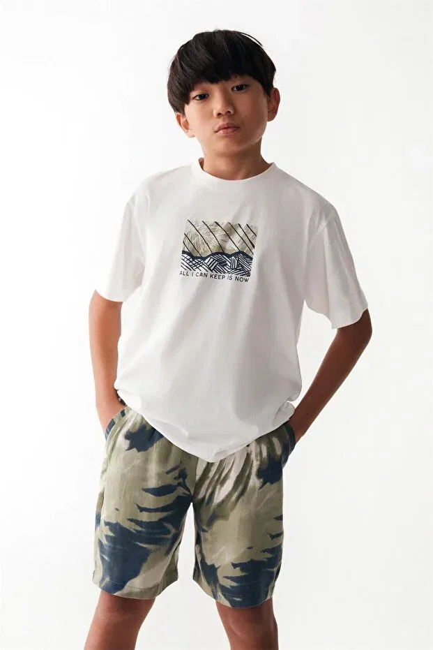 Детские шорты для мальчиков с камуфляжным принтом Nk Kids, Khaki