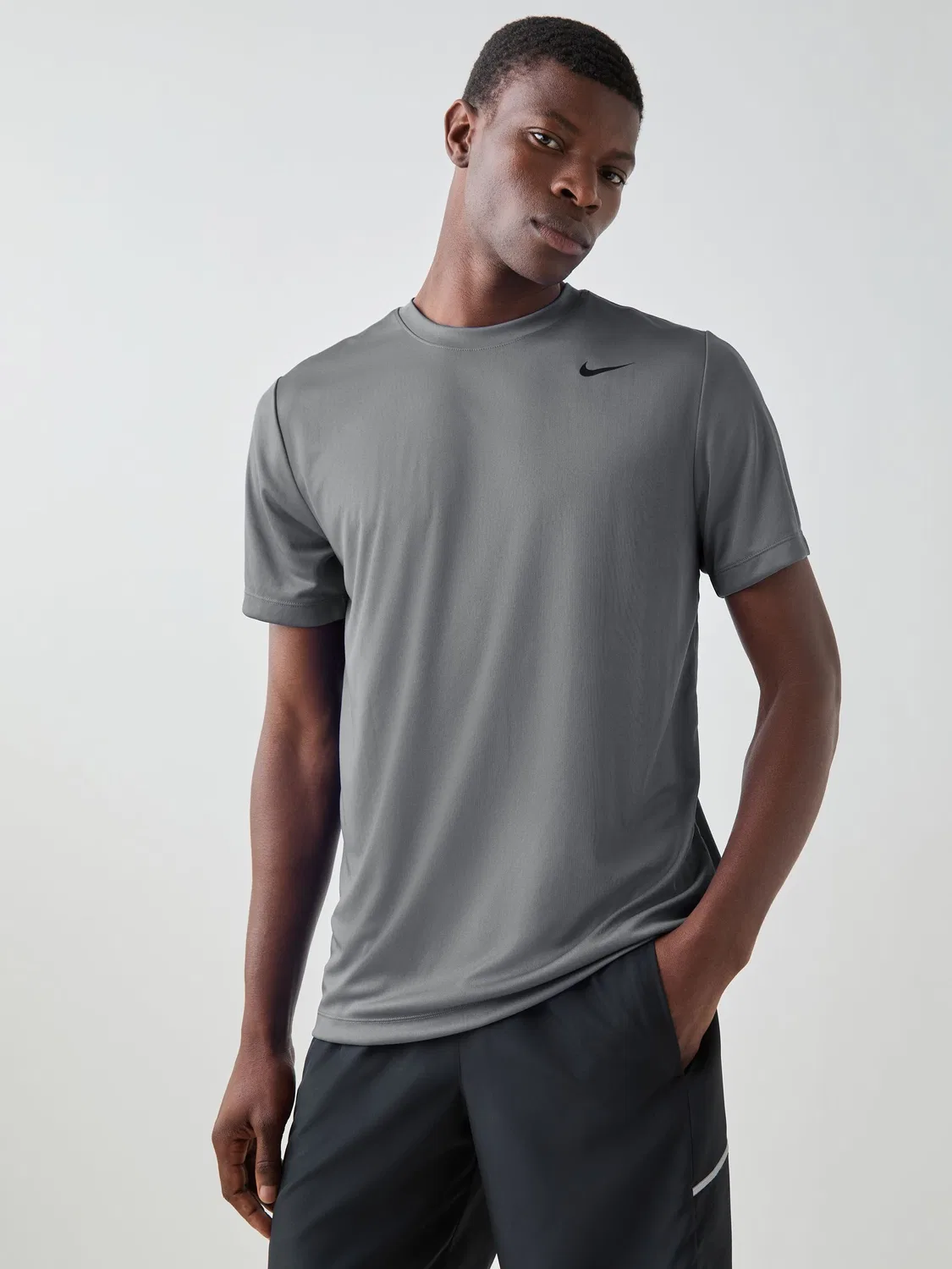 Футболка тренировочная Dri-FIT Flex Nike, дымчато-серый