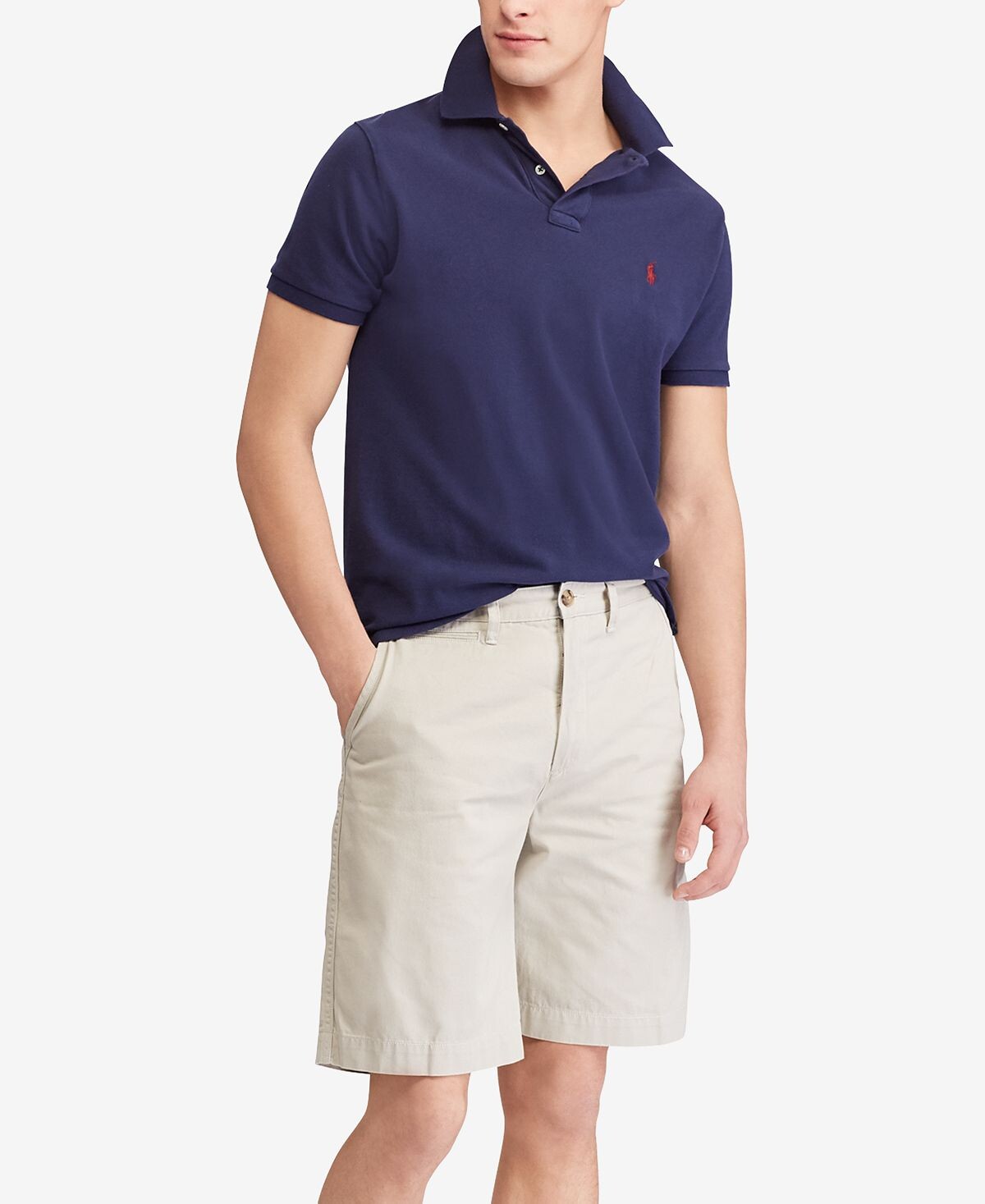 Мужские шорты из твила свободного кроя 10 дюймов Polo Ralph Lauren, мульти — фото 4