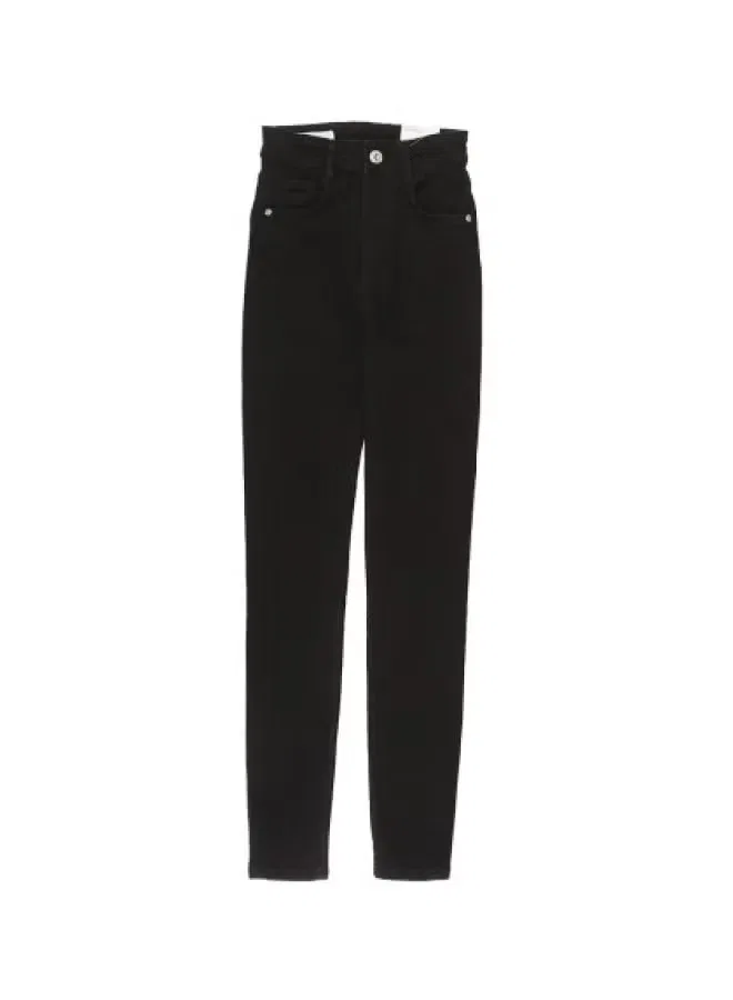 Джинсы скинни хлопковые Zara, черный