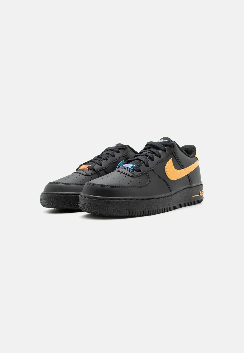 Кроссовки Air Force 1 BB Win унисекс Nike Sportswear, Black/Action Grape/Laser Orange/Picante Red/Current Blue — фото 2