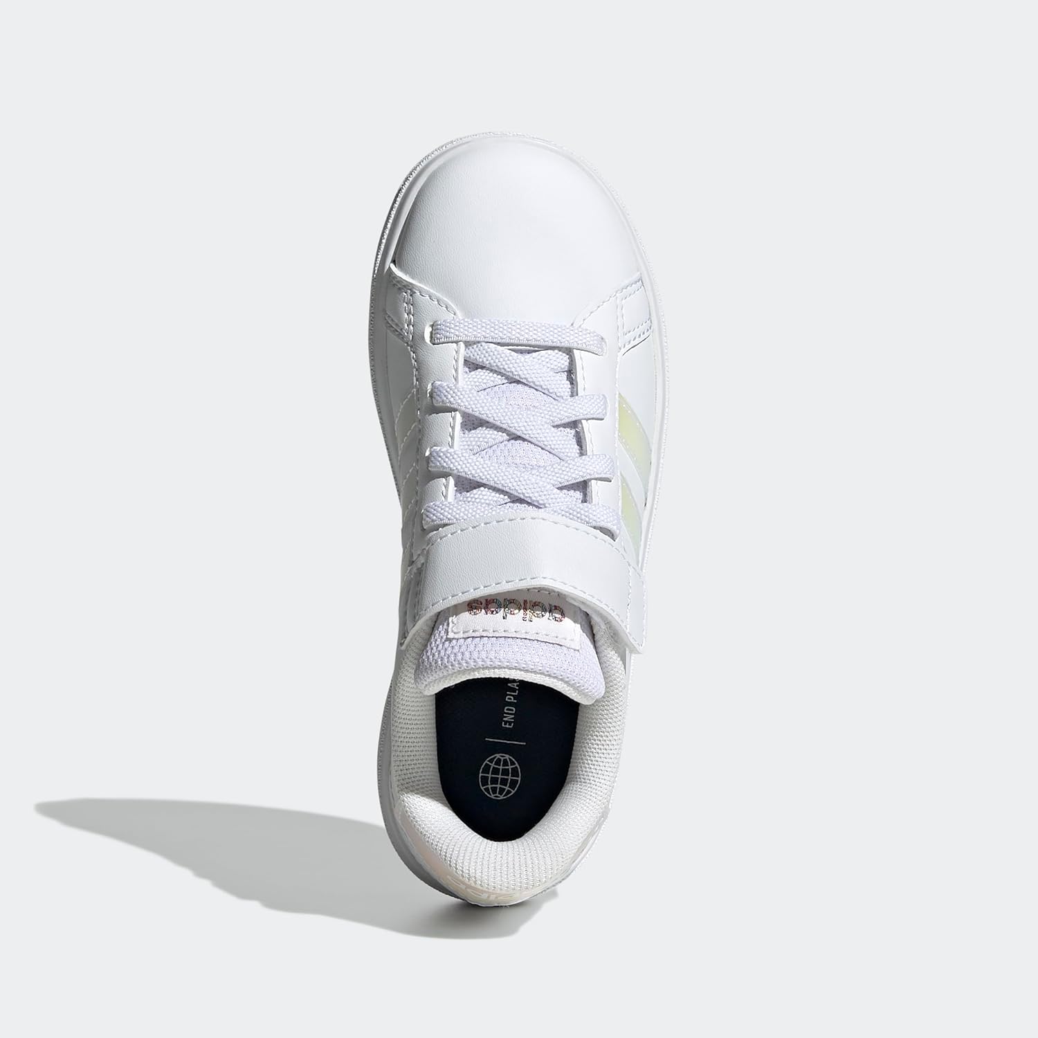 Кроссовки Adidas Kids' Grand Court 2.0, белый — фото 4