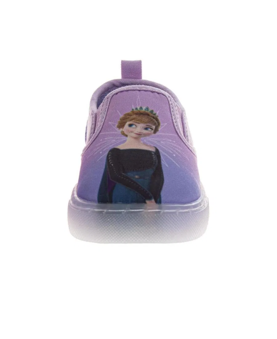 Кеды из канваса с принтом Elsa and Anna Disney, Pink Lilac — фото 3