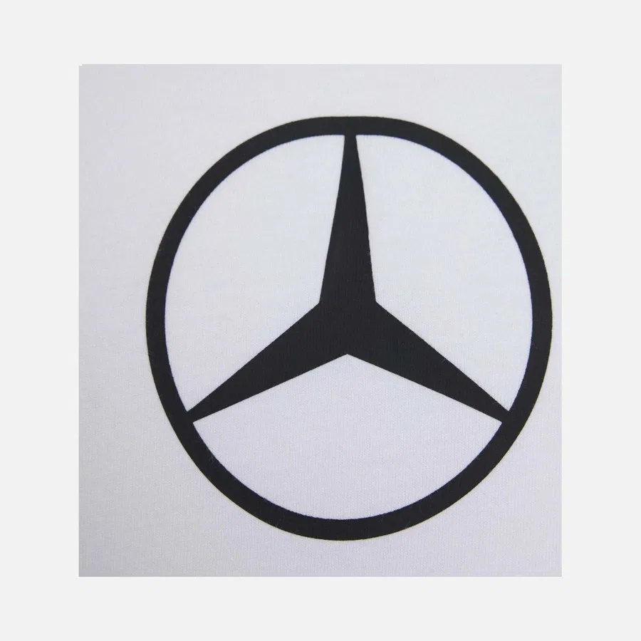 Детская футболка с длинным рукавом Mercedes Dna Gf Tee adidas, Белый — фото 4