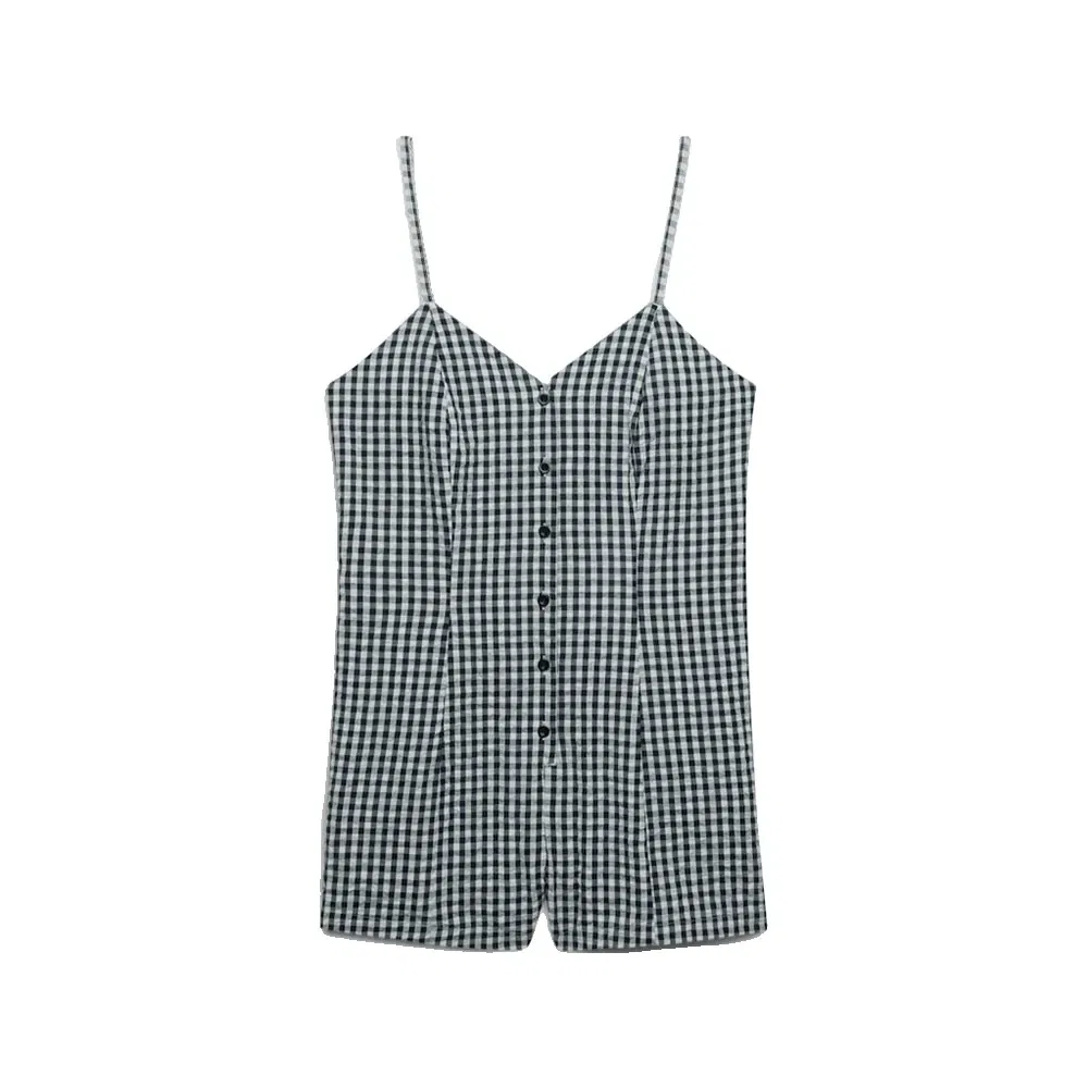 Комбинезон без рукавов Gingham Cami Superdry, серый — фото 3