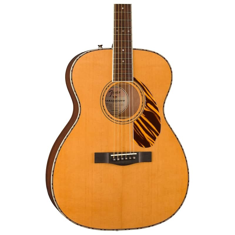 

Гитара Fender Paramount PO-220E Solid Wood Orchestra A/E, натуральный цвет с жестким футляром