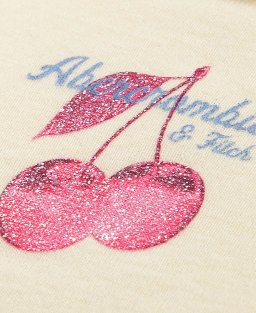 Детская футболка с принтом Two Cherry Short-Sleeve abercrombie kids, Flan — фото 3