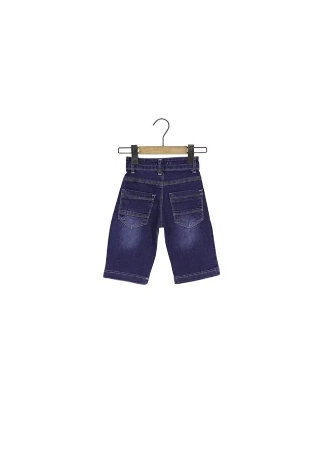 Детские шорты для мальчиков джинсовые Basics Tati Life, Blue — фото 4