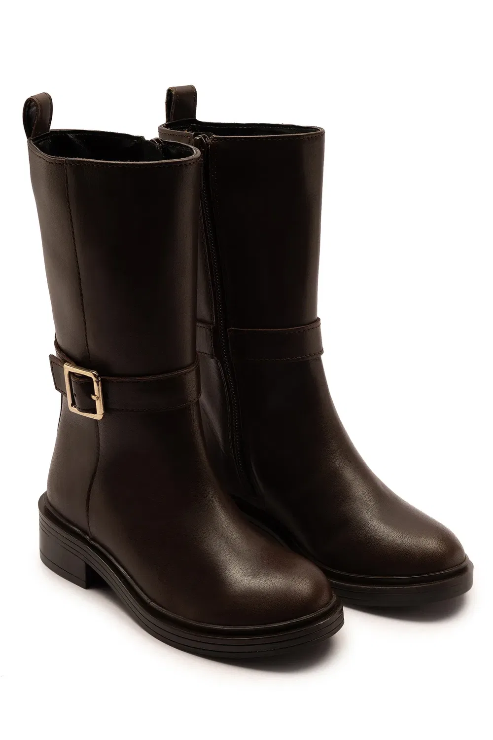 Ботинки детские с блок-каблуком Steele Off The Hook, Brown