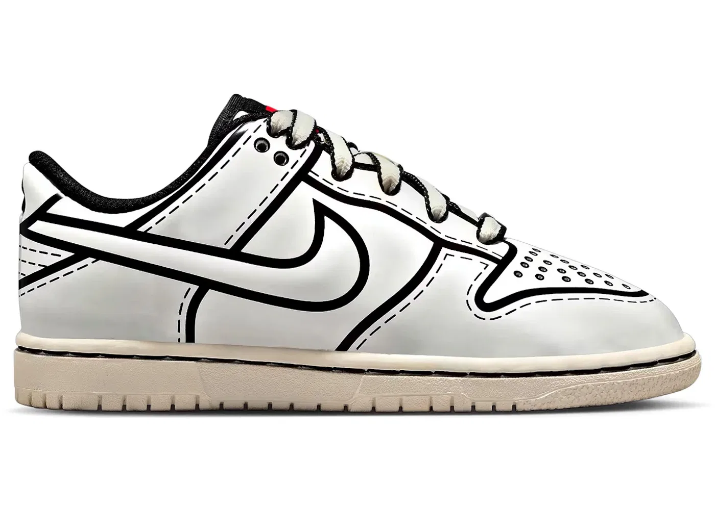 Детские кроссовки Lifestyle Nike Dunk Low LEGO Sail (PS) Nike, Sail/Sail/Black/Rush Red