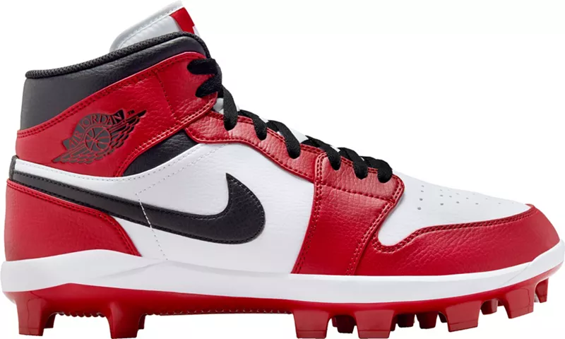 

Мужские высокие бейсбольные бутсы Nike Jordan 1 Retro MCS, красный/черный