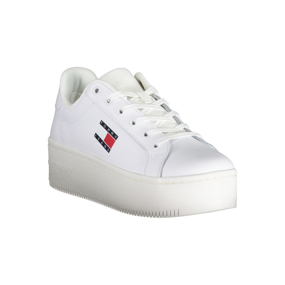 Белые кроссовки из полиэстера Tommy Hilfiger, белый — фото 3