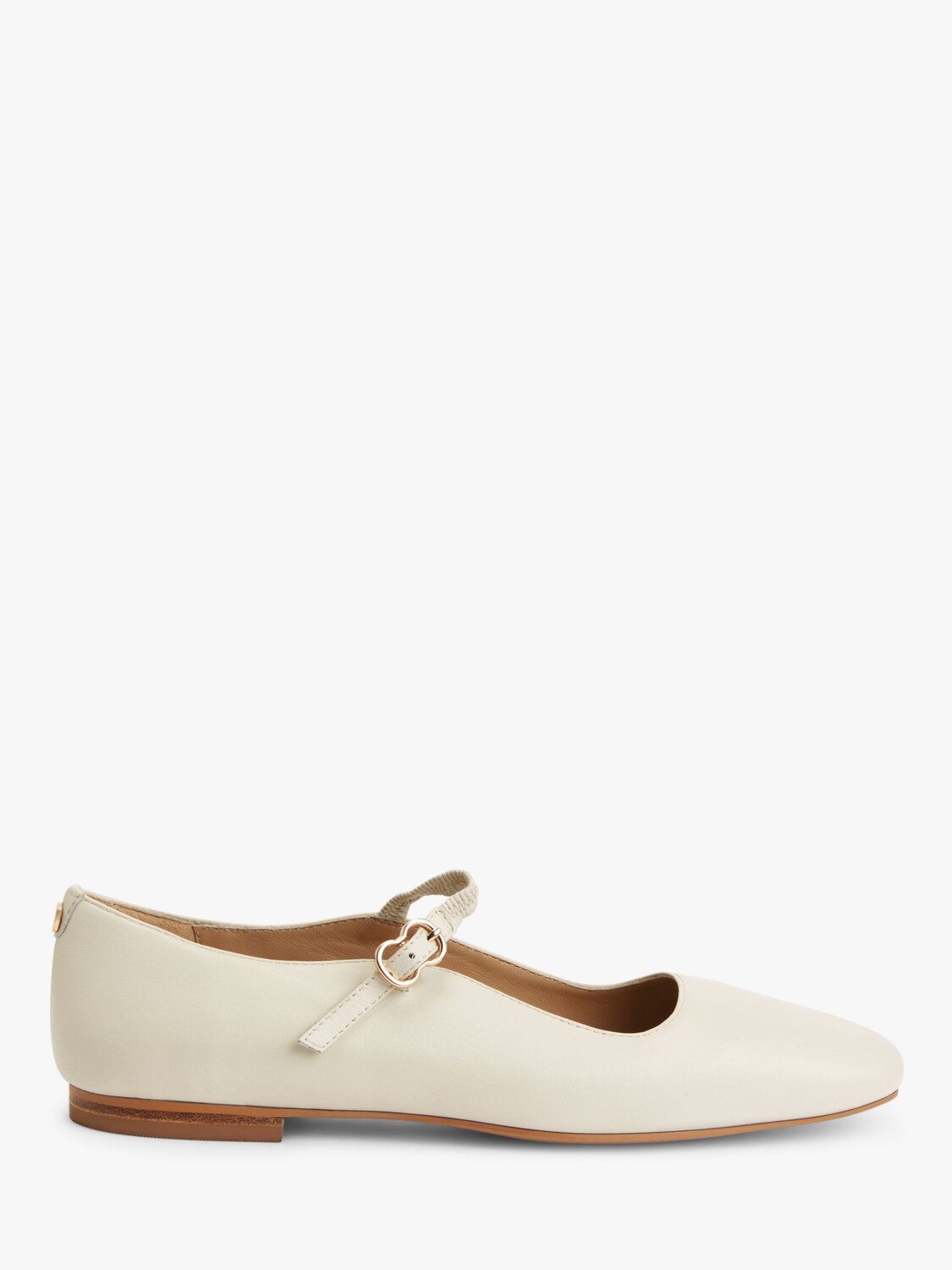 Кожаные туфли Harrietta Mary Jane John Lewis, крем