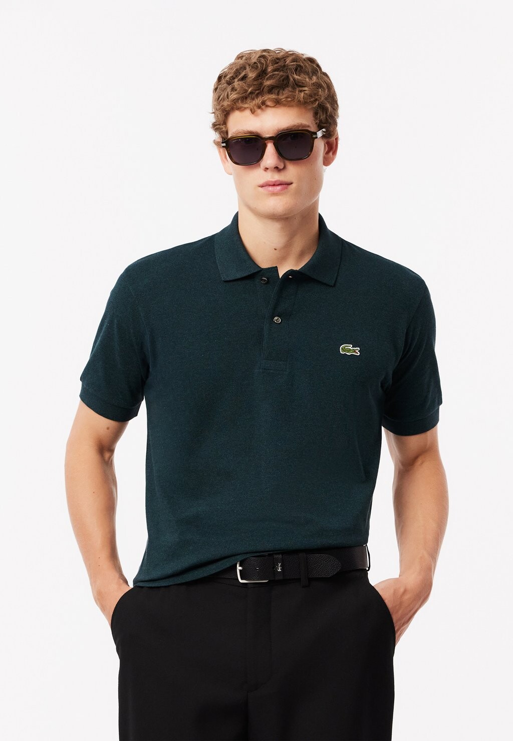 

Рубашка поло Lacoste, зеленый