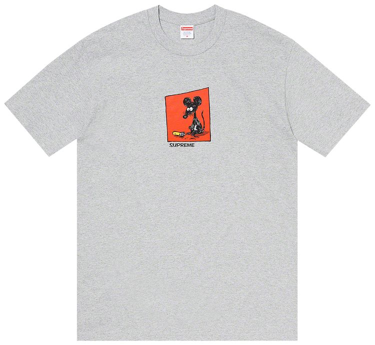 

Футболка Supreme Mouse Tee 'Heather Grey', серый