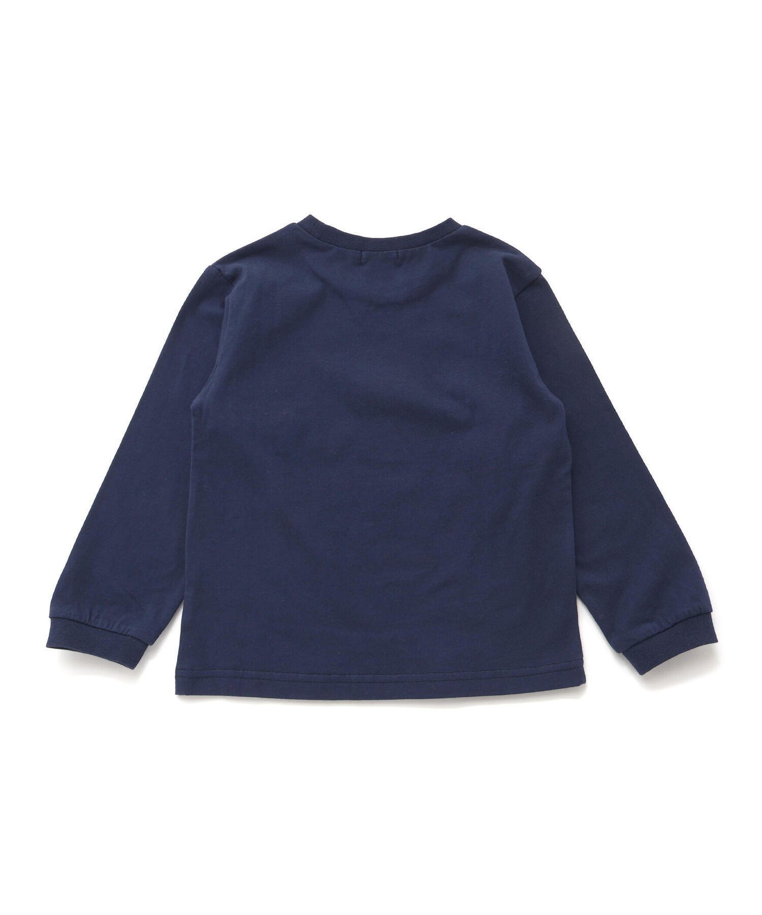 Футболка с длинным рукавом и принтом "Дорожная карта" (80~130 см) SLAP SLIP, Navy — фото 2