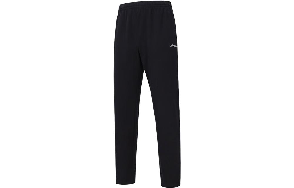 

LINING Фитнес серия вязаные спортивные штаны мужские черные