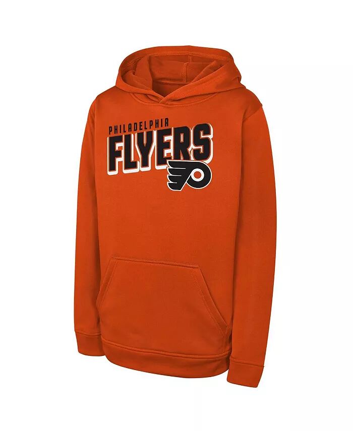 

Толстовка с капюшоном в стиле киберпанк Big Boys and Girls Orange Philadelphia Flyers Outerstuff