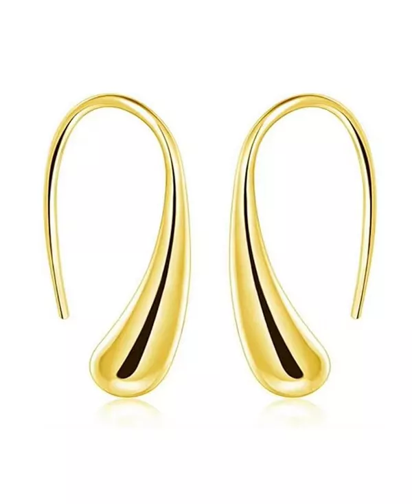 

Серьги-Крючки «София» — современный минималистичный дизайн в серебре или золоте Hollywood Sensation, gold