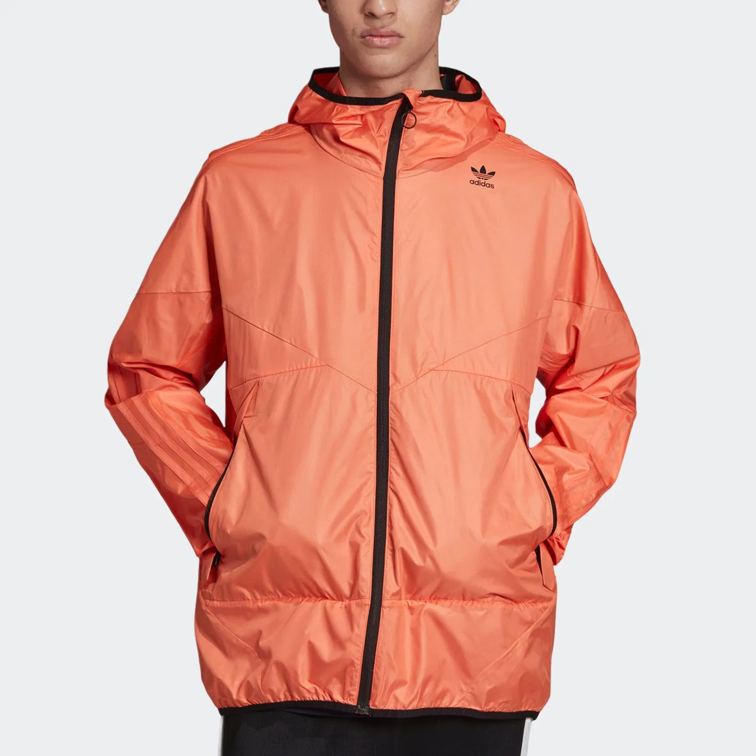 Куртка мужская оранжево-красная Adidas Originals, Orange Red — фото 4
