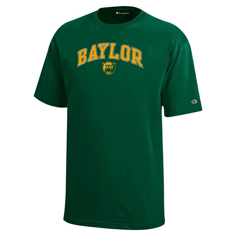 Зеленая футболка с логотипом Youth Champion Baylor Bears Arch Over, цвет Bay Green — фото 3