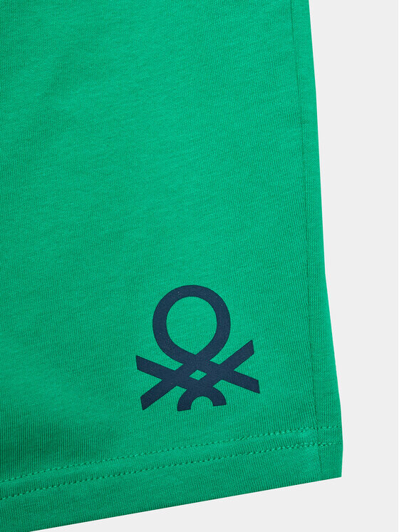 Шорты стандартного кроя United Colors Of Benetton, зеленый — фото 3