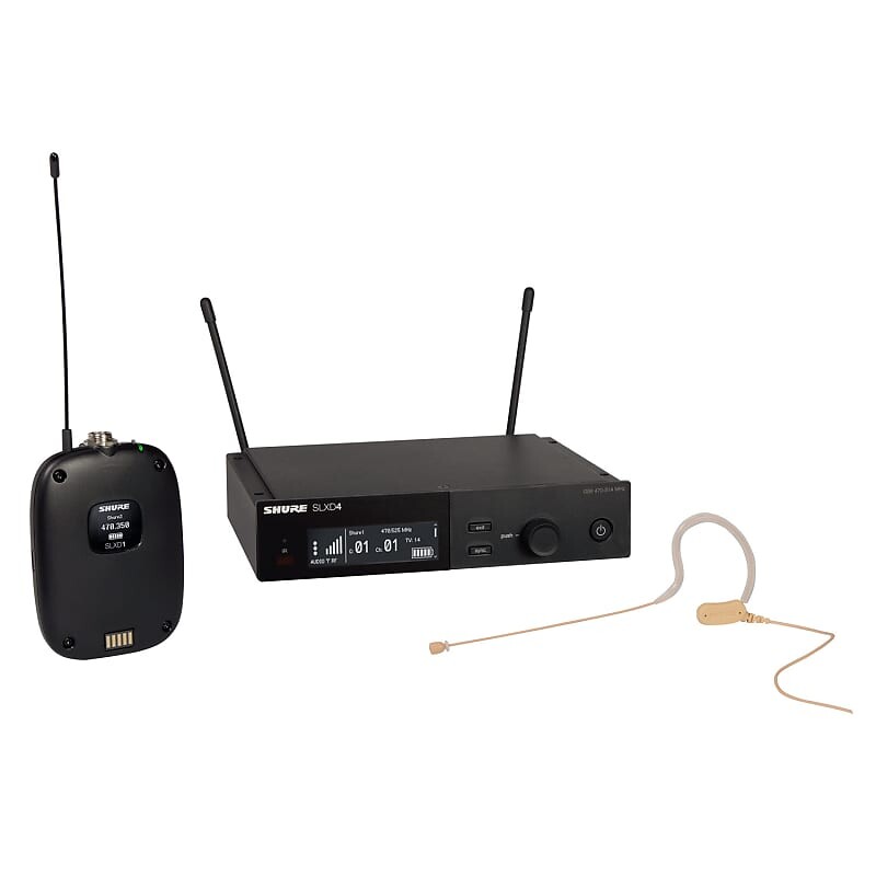 

Беспроводная система Shure Shure SLXD14/153T Earset Wireless System with MX153T (G58 Band / 470-514 MHz)