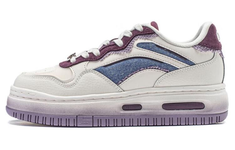

Кроссовки LINING Future C1 Skateboarding Shoes Women's Low-top Off-white/azure Blue, белый/голубой
