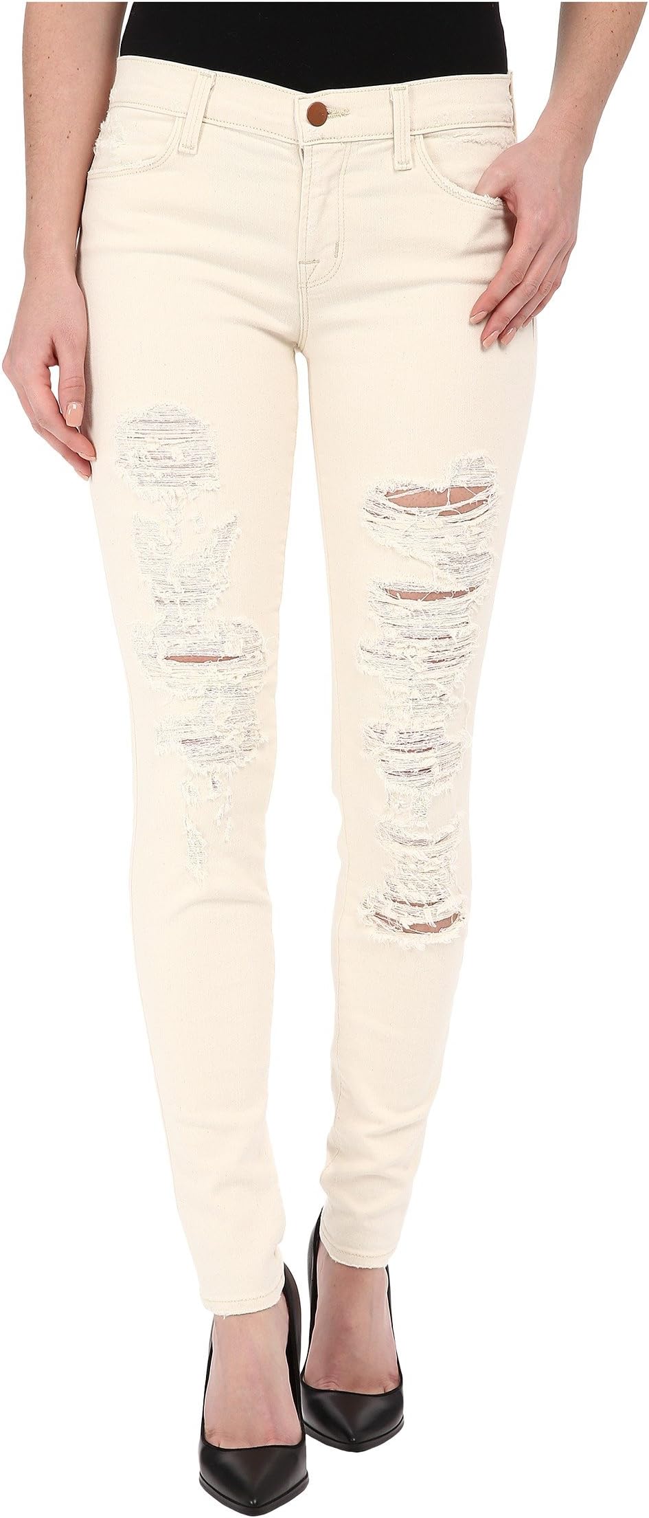 

Джинсы J Brand Mid-Rise Super Skinny in Divo, цвет Divo