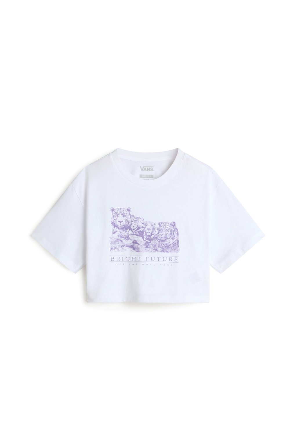 

Футболка с принтом BRIGHT FUTURE RELAXED FIT CROP Vans, белый