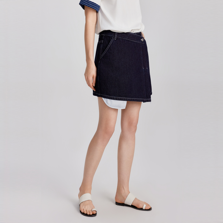 

ELLE Повседневная короткая юбка Women's Blue