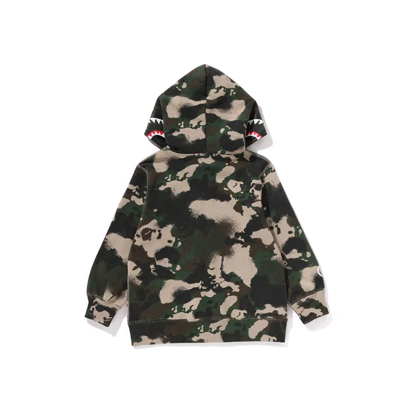 Свитшот детский A BATHING APE зеленый — фото 3