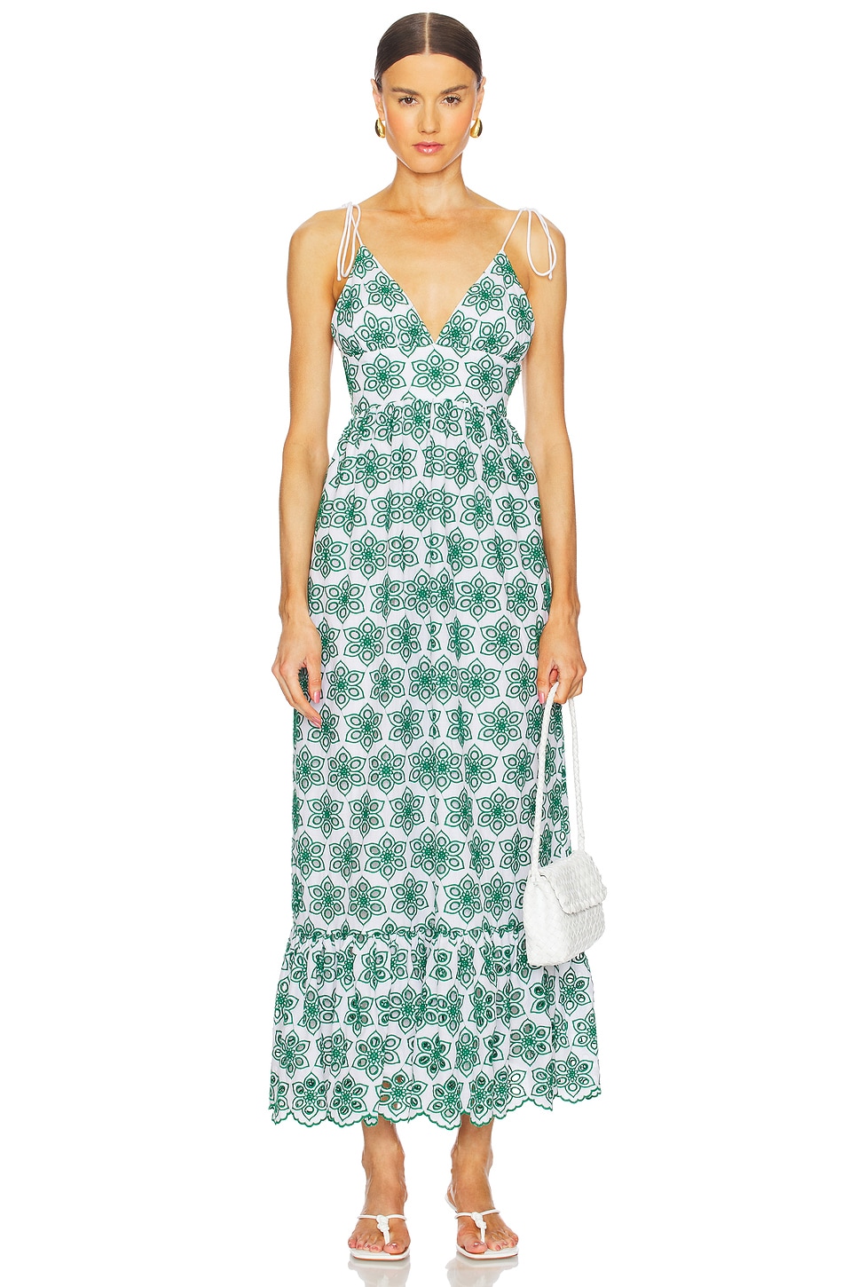 

Платье-сарафан Louve, eyelet green
