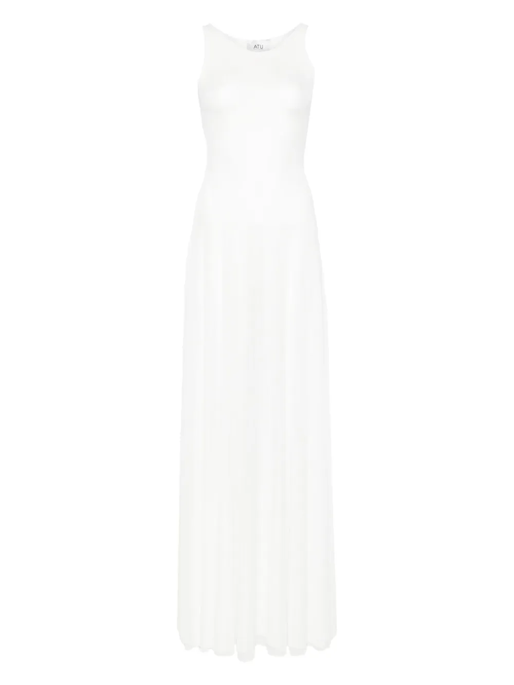 

Платье макси без рукавов Atu Body Couture, белый