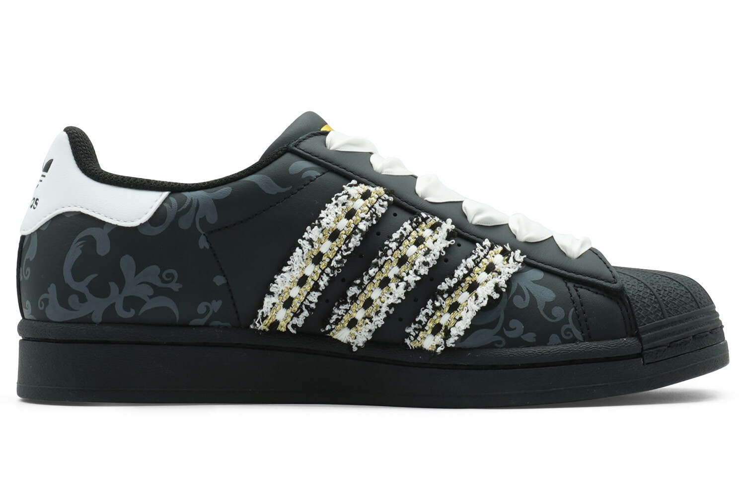Кроссовки adidas Superstar Series Skateboarding Shoes Unisex Low-top Black/white, черный/белый — фото 2