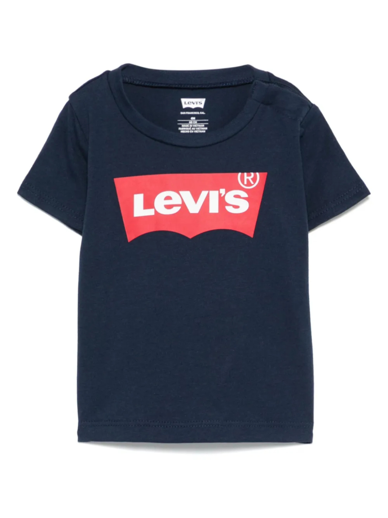

Футболка из хлопка Levi's Kids, синий