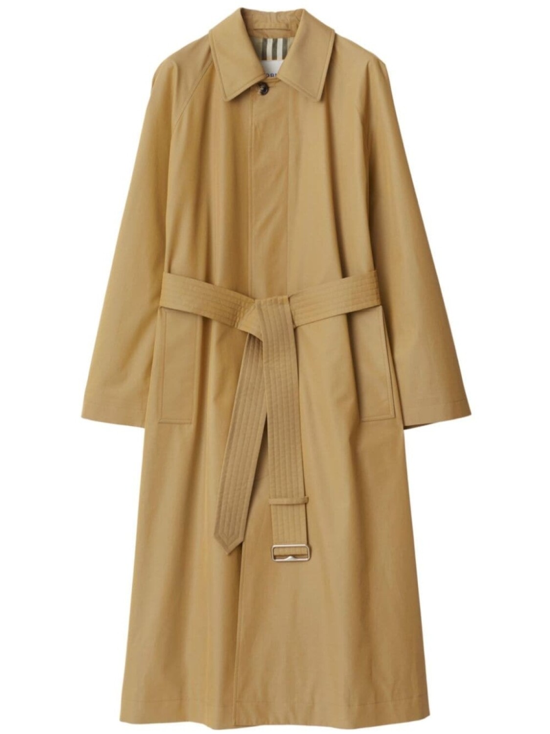

Burberry габардиновое пальто, нейтральный цвет