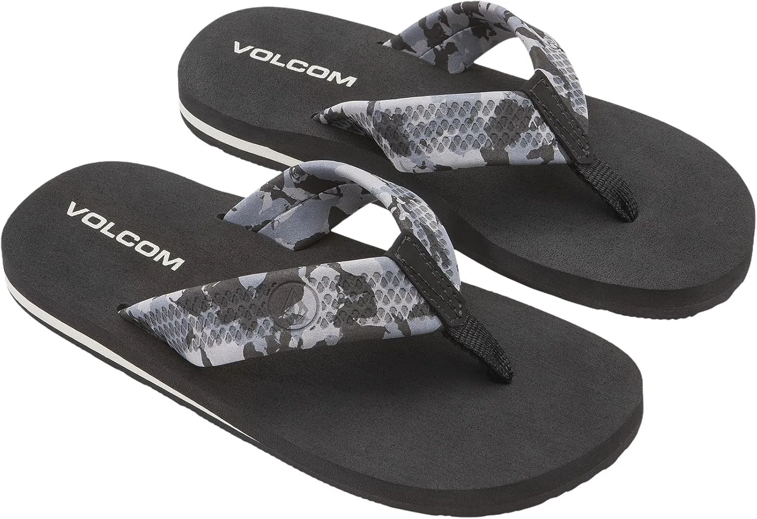Сандалии с ремешком, прочные, Volcom, Dark Camo