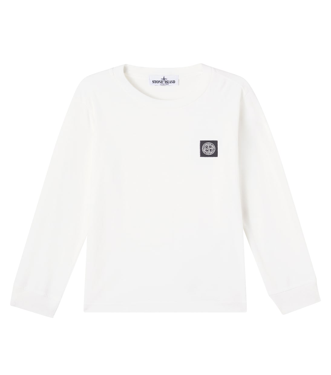 

Хлопковая рубашка Компас Stone Island Junior, Natural