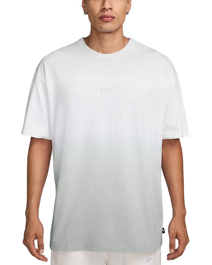 

Футболка Regular Fit с омбре и вышитым логотипом Nike, серый